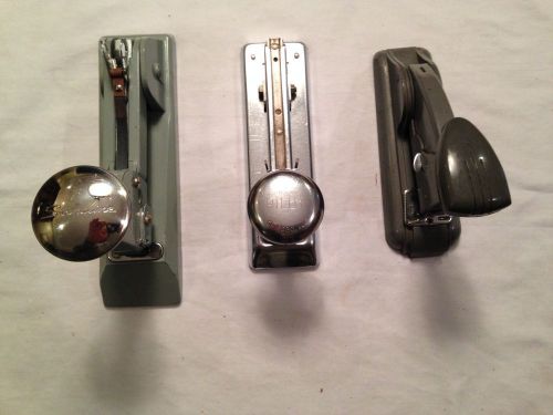 Three Vintage Staplers - Swingline and Pilot