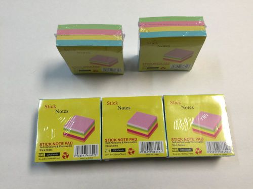 WHOLESALE CASE STICKY NOTES 300 SHEETS 3INX3IN  IN  ASSORTED COLOR