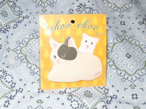 Choo Choo Cat Pattern Posi-it, Sicky Note.