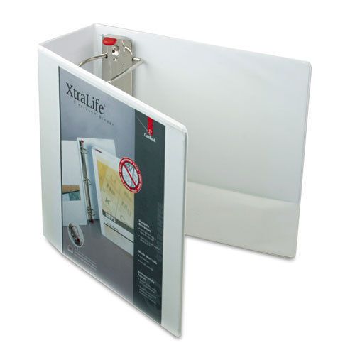 Xtralife clearvue non-stick locking slant-d ring binder, 4&#034;, white for sale