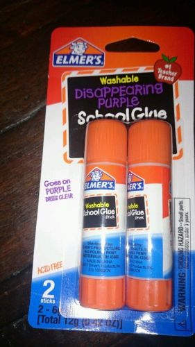 Elmers Set of Two .42 OZ, Washable School Glue Sticks #1 Teacher Supply Brand