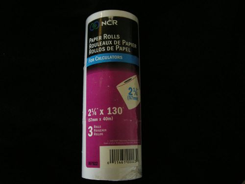 NCR 997922 for  Calculators - 3 Rolls 2-1/4&#034; x 130&#039;  Paper Rolls NEW IN Package