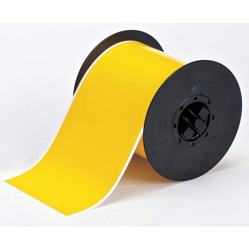 Tape, Yellow, 100 ft. L, 4 In. W B30C-4000-595-YL
