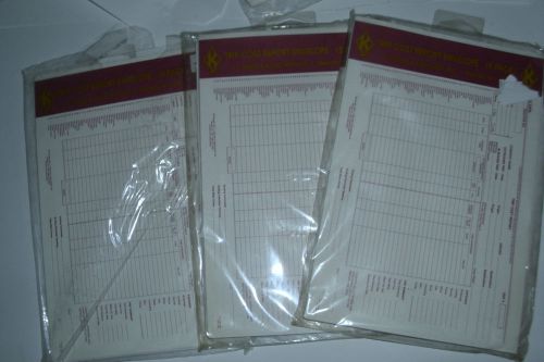 Lot of 3 J.J. KELLER Trip Cost Report Envelopes ( 5-Pack)