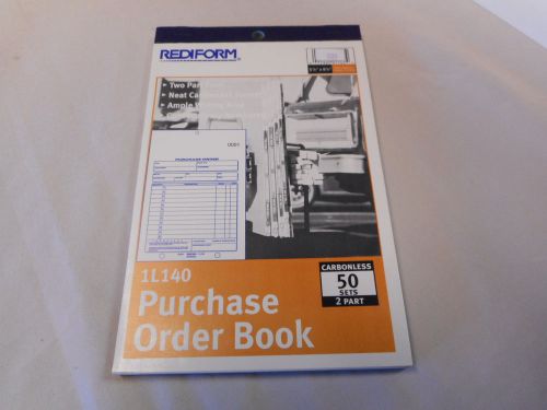 Rediform purchase order book #1l140 50 sets-2 part, carbonless for sale