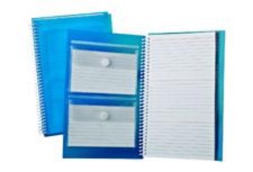 Ampad Oxford Index Card Notebook 3&#039;&#039; x 5&#039;&#039; Card Format Blue Cover