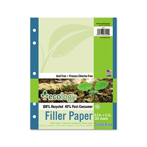 Pacon Corporation Ecology Filler Paper, 16-Lb., 150 Sheets/Pack