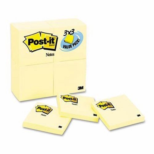 Post-it Original Notes, 3 x 3, Yellow, 24 90-Sheet Pads/Pack (MMM65424VADB)