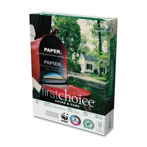 Domtar First Choice Copy Paper - Letter - 8.50&#034; X 11&#034; - 65 Lb - 250 / (dmr85701)