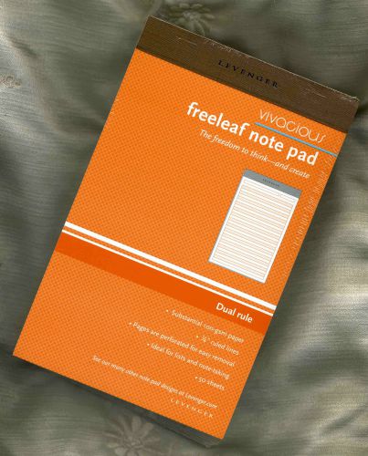 By Levenger-Freeleaf Vivacious Pads (set of 5) Dual Ruled - JUNIOR