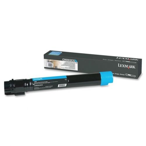 Lexmark - bpd supplies c950x2cg lexmark supplies cyan toner cartridge for c950de for sale