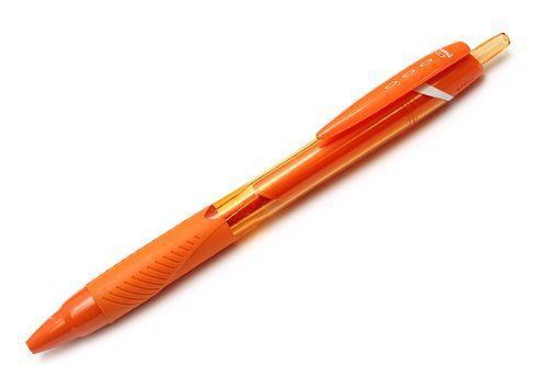Uni Jetstream Color Series Ballpoint Pen - 0.7 mm - Orange Body - Orange Ink