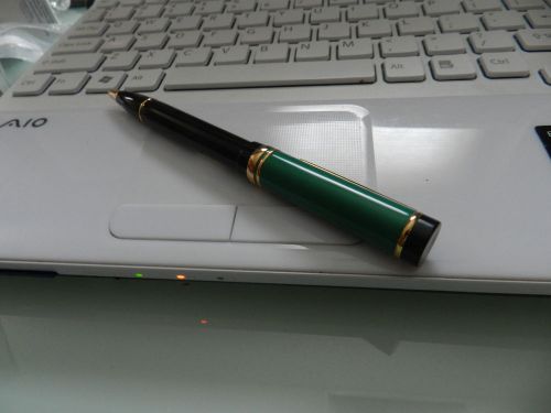 Colibri Ballpoint Pen in Green w/Black or Blue w/Black Choice of NWOB