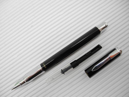 3pcs Black barrel NEW M&amp;G fountain pen fine nib converter is included