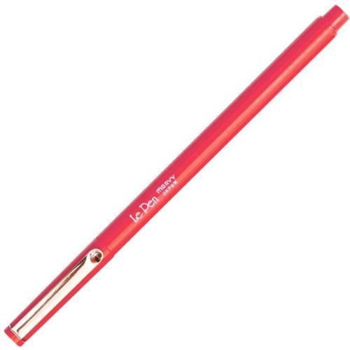 Uchida Lepen Permanent Marker - Micro Fine Marker Point Type - Red Ink (4300s2)