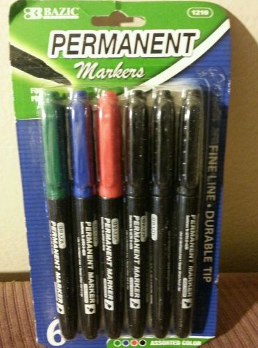 Permanent fine line durable tip markers