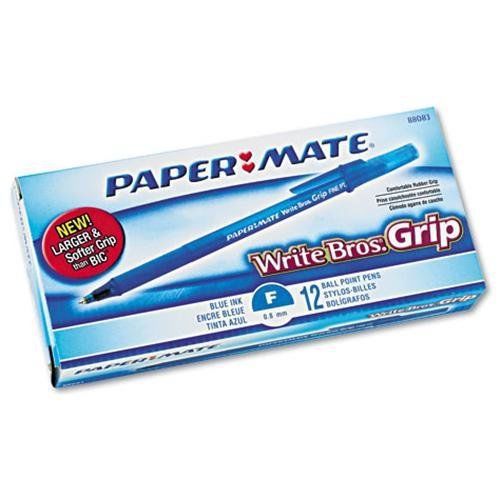 Paper Mate Write Brothers Grip Ballpoint Pen - Fine Pen Point Type - (8808387)
