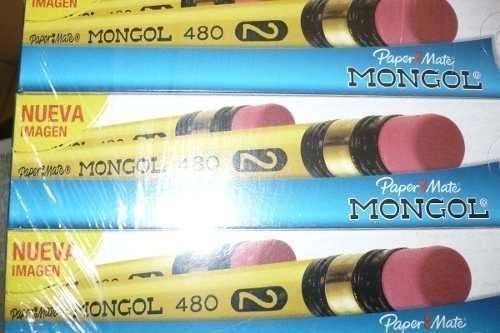 3 PACK MONGOL PAPER MATE PENCILS NUMBER 480 #2  36 UNITs BLACK FRIDAY