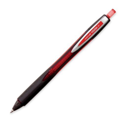 Uni-ball Vision Rt Rollerball Pen - 0.6 Mm Pen Point Size - Red Ink - (1741780)