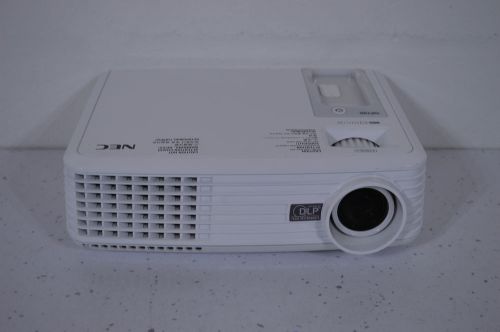 Nec np100 dlp projector / no remote - 3352 bulb hours used for sale