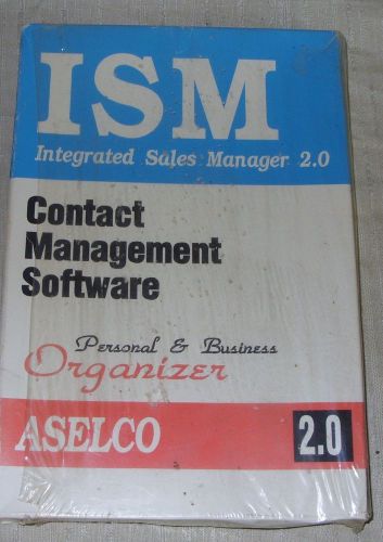 ISM Integrated Sales Manager 2.0 Contact Management Software ASELCO 2.0
