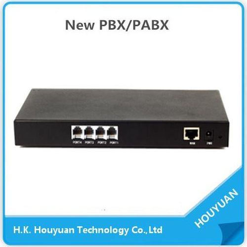 Voip pbx 4ports 4fxo modules  with voip mobile phone system ip04 pbx04 ip04 voip for sale