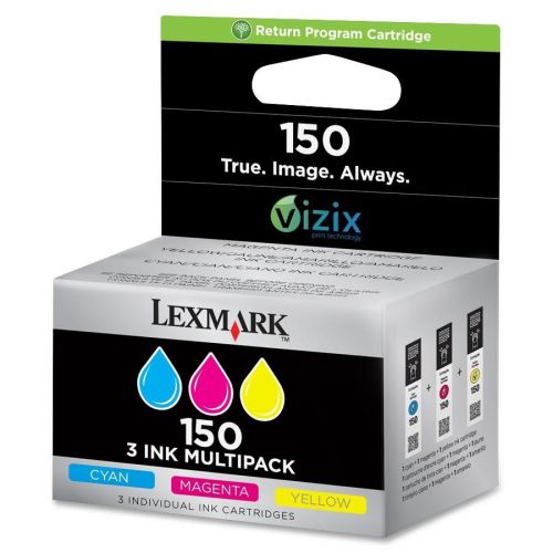 Lexmark 150 std. yield return program ink cartridge inkjet 200pg 200pg magenta for sale