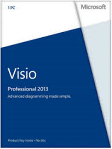 Microsoft Visio Professional 2013 - Digital Medialess Retail Edition