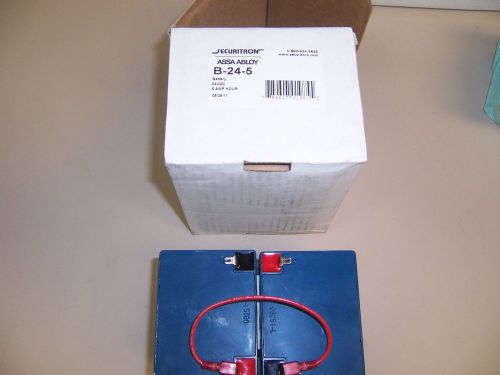 New b-24-5 securitron 24vdc 5 amp hour power sonic #ps-1250 fi battery free ship for sale