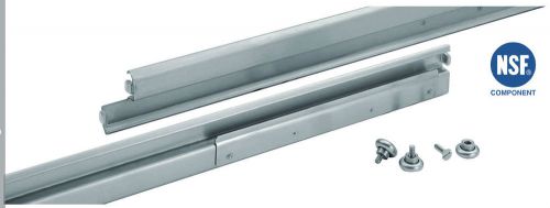 CHG 24&#034; Stainless Steel Drawer Slides, NSF S26-0024, Full Travel, 100lb capacity