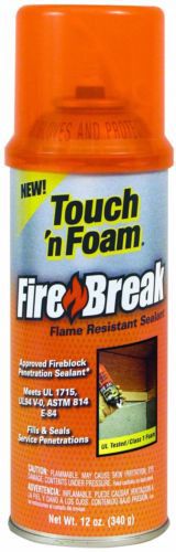 12-oz touch &#039;n foam firebreak flame resistant foam insulation sealant for sale