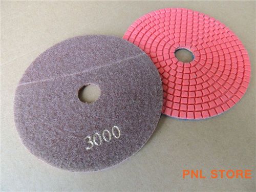 1x 3000 grit diamond polishing pads 3 inch wet/dry granite marble concrete stone for sale