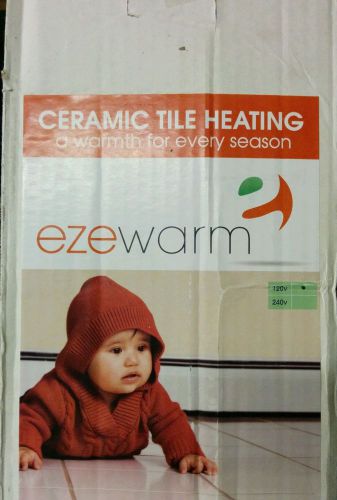 Ezewarm Under Ceramic Tile Heating EZEUTOM375-120, Warms Your Tile Floor