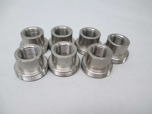 Lot 7 new union reducer 1/2in npt 1-1/4in npt stainless d369643 for sale