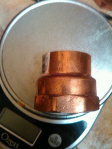 1 1/2&#034; copper DWV female adapter