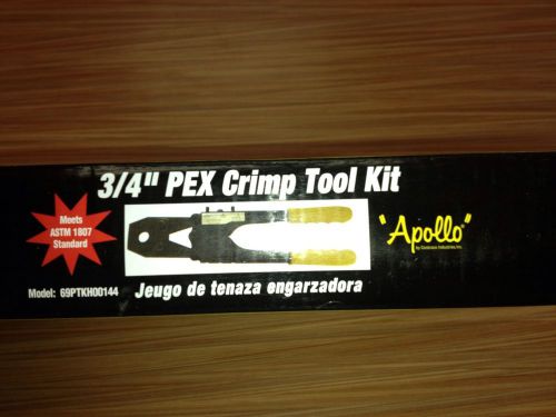 3/4&#034; pex crimper tool kit, apollo by conbraco for sale