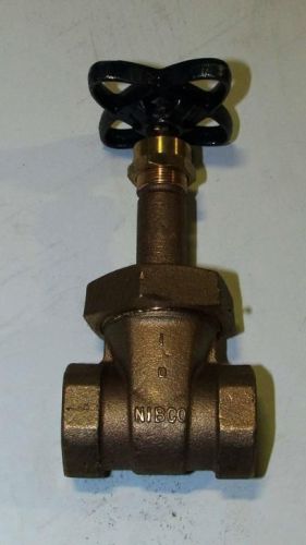 Nibco bronze gate valve 1in. t-134 for sale