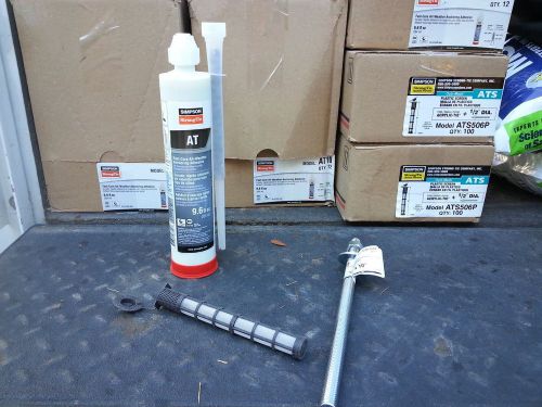 Simpson 1/2&#034; x 6&#034; screen tubes for hollow masonry anchoring for sale