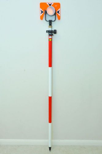 Seco prism &amp; pole combo used with sokkia topcon trimble &amp; south total stations for sale