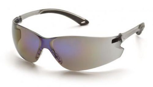 Pyramex Itek Safety Glasses Polycarbonate Blue Mirror Lens Eyewear IO Vision UV