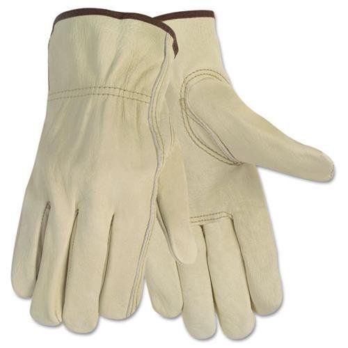 R3 Safety 3215L Economy Leather Driver Gloves, Large, Beige