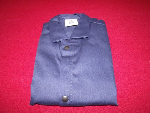 Steiner 10600 30&#034; jacket weldlite navy blue flame retardant cotton small new for sale