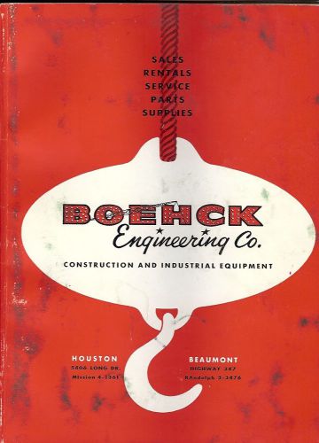 Equipment Catalog - Boehck Engineering - Construction Mobile Eqpt Tools  (E1759)