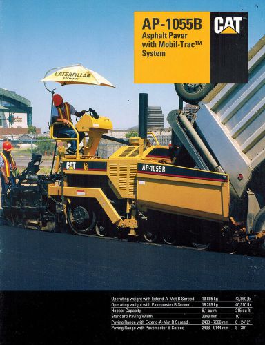 1999 CATERPILLAR AP1055 PAVER 12  PAGE BROCHURE