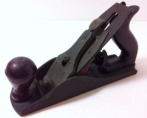 Vintage Wards Master Wood Plane 9 1/2&#034; Made In USA