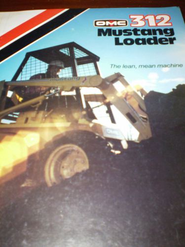Mustang 312 Mustang Loaders Sales Brochure 1980