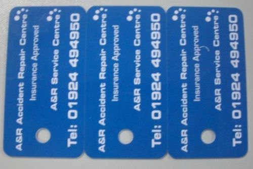 100 full color custom business key tag membership cards printing card for sale