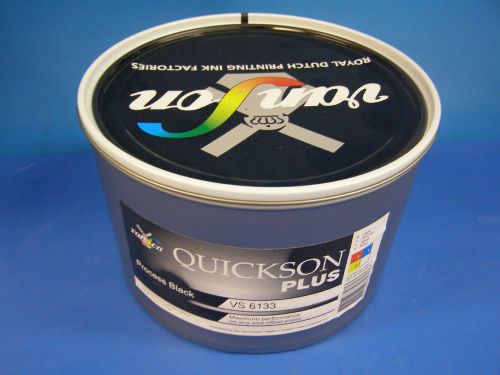 New VanSon Quickson Plus Process Black Ink 5.5lb VS6133 In Stock Ready to Ship!