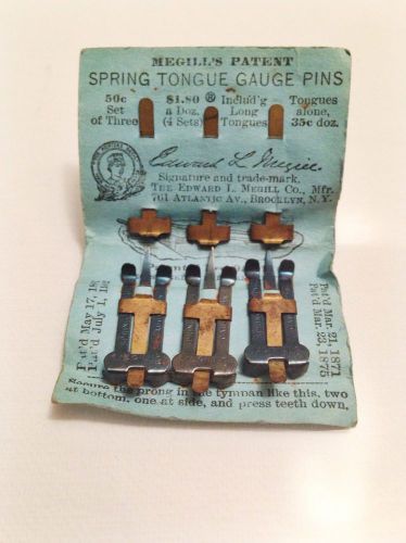 Letterpress Printing NOS MEGILL&#039;S Spring Gauge Pins