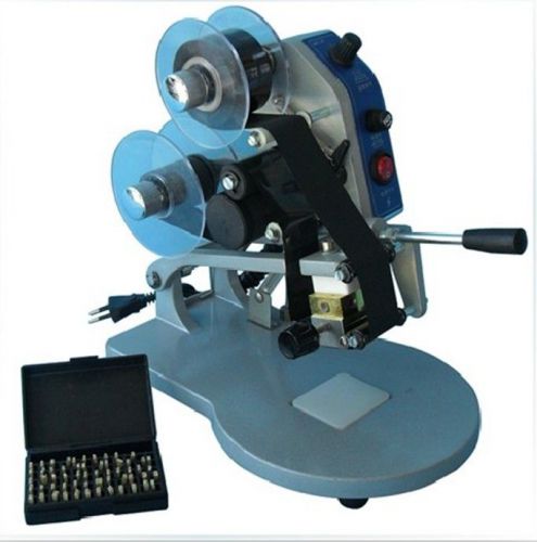 Manual Number Words Date Hand Operated Hot Stamp Printer Coding Machine USG